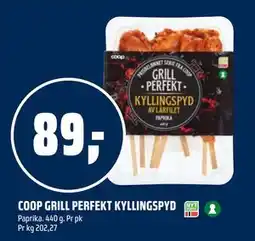 Coop Obs COOP GRILL PERFEKT KYLLINGSPYD tilbud