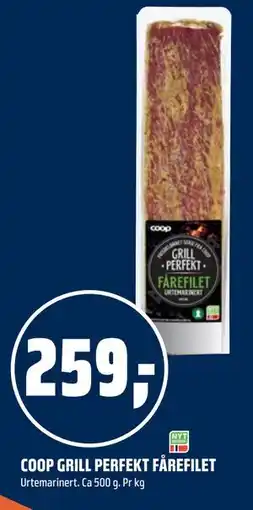 Coop Obs COOP GRILL PERFEKT FÅREFILET tilbud