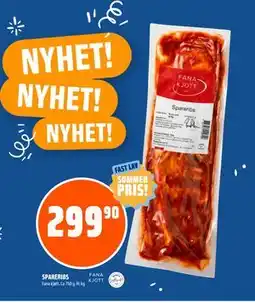 Coop Obs SPARERIBS tilbud