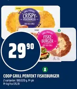 Coop Obs COOP GRILL PERFEKT FISKEBURGER tilbud