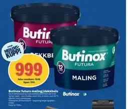 Coop Obs Butinox futura maling/dekkbeis tilbud