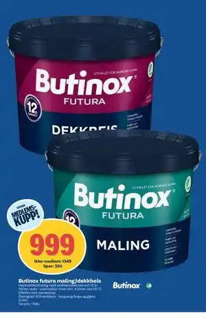 Butinox futura maling/dekkbeis
