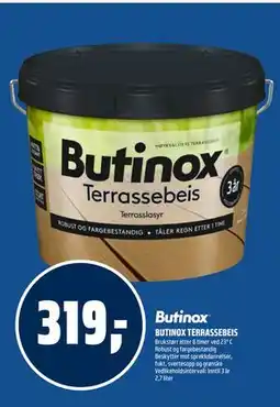 Coop Obs BUTINOX TERRASSEBEIS tilbud