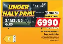 POWER SAMSUNG 55 QLED 4K Smart-TV tilbud