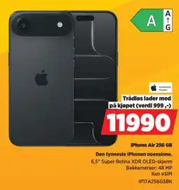 POWER iPhone Air 256 GB tilbud