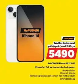 POWER RePOWER iPhone 14 128 GB tilbud