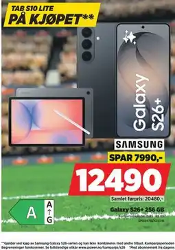 POWER Samsung Galaxy S26+ 256 GB tilbud