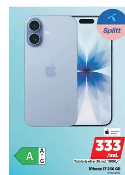 POWER iPhone 17 256 GB tilbud