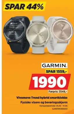 POWER Vivomove Trend hybrid smartklokke tilbud