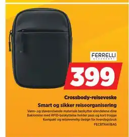 POWER Crossbody-reiseveske tilbud