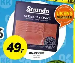 Bunnpris STRANDASKINKE tilbud