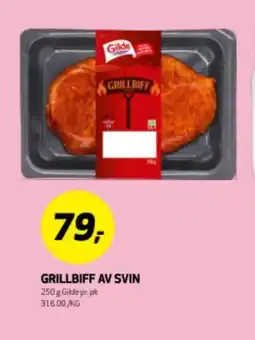 Bunnpris GRILLBIFF AV SVIN tilbud