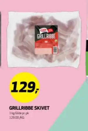Bunnpris GRILLRIBBE SKIVET tilbud