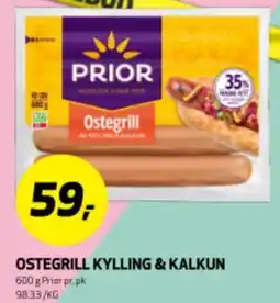 Bunnpris OSTEGRILL KYLLING & KALKUN tilbud
