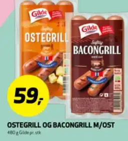 Bunnpris OSTEGRILL OG BACONGRILL M/OST tilbud