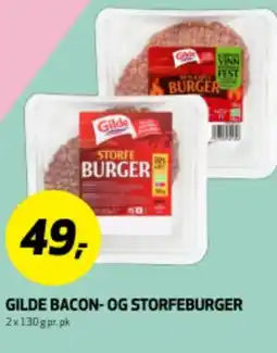 Bunnpris GILDE BACON- OG STORFEBURGER tilbud