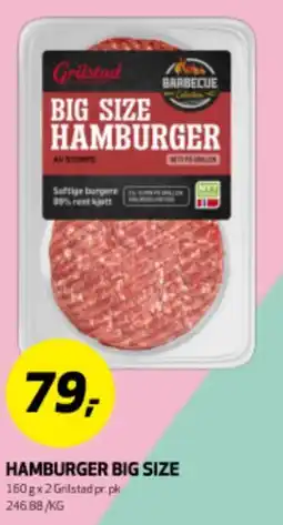 Bunnpris HAMBURGER BIG SIZE tilbud