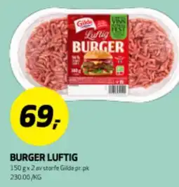 Bunnpris BURGER LUFTIG tilbud