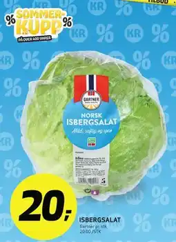 Bunnpris ISBERGSALAT tilbud