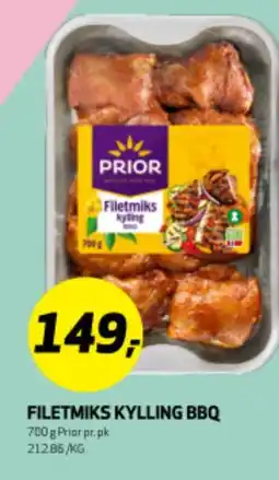 Bunnpris FILETMIKS KYLLING BBQ tilbud