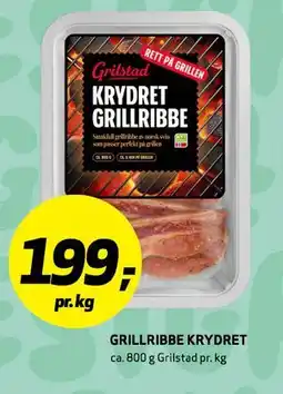 Bunnpris GRILLRIBBE KRYDRET tilbud