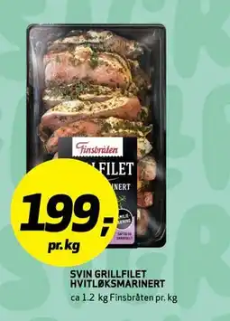 Bunnpris SVIN GRILLFILET HVITLØKSMARINERT tilbud
