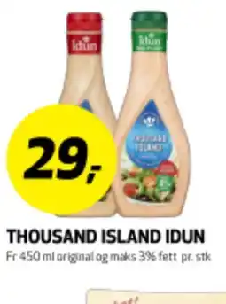 Bunnpris THOUSAND ISLAND IDUN tilbud
