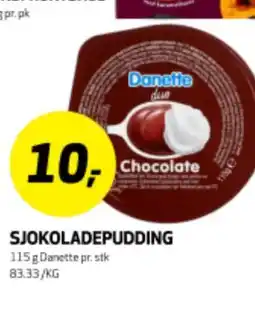 Bunnpris SJOKOLADEPUDDING tilbud
