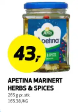 Bunnpris APETINA MARINERT HERBS & SPICES tilbud