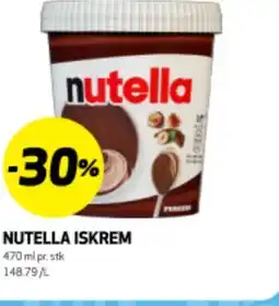 Bunnpris NUTELLA ISKREM tilbud