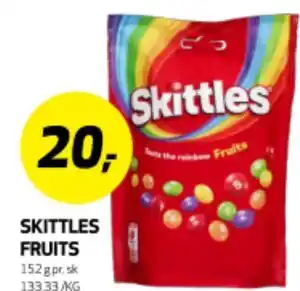 Bunnpris SKITTLES FRUITS tilbud