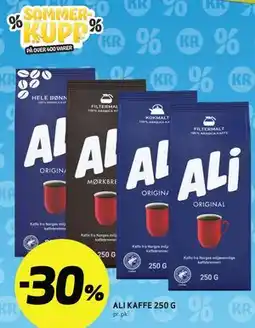 Bunnpris ALI KAFFE 250 G tilbud