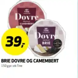 Bunnpris BRIE DOVRE OG CAMEMBERT tilbud