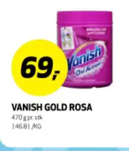 Bunnpris VANISH GOLD ROSA tilbud