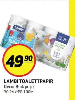 Bunnpris LAMBI TOALETTPAPIR tilbud
