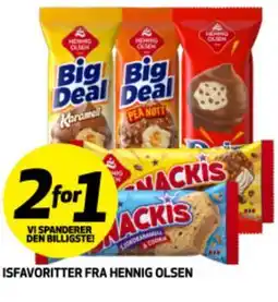 Bunnpris ISFAVORITTER FRA HENNIG OLSEN tilbud