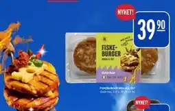 Rema 1000 FISKEBURGER NDUJA & OST tilbud