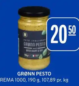 Rema 1000 GRØNN PESTO tilbud
