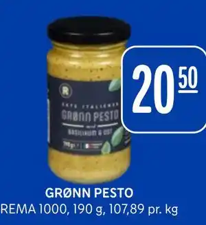 Rema 1000 GRØNN PESTO tilbud