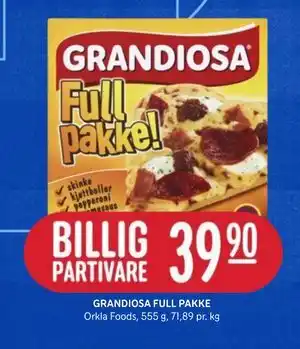 GRANDIOSA FULL PAKKE
