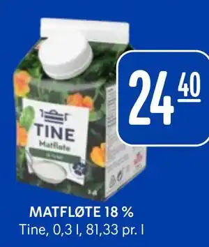 Rema 1000 MATFLØTE 18 % tilbud