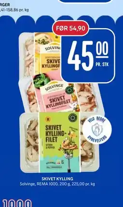 Rema 1000 SKIVET KYLLING tilbud