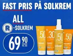 Rema 1000 ALL R-SOLKREM tilbud