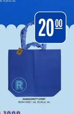 Rema 1000 HANDLENETT STORT tilbud