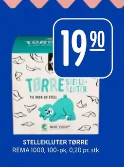 Rema 1000 STELLEKLUTER TØRRE tilbud