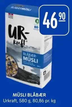 Rema 1000 MÜSLI BLÅBÆR tilbud