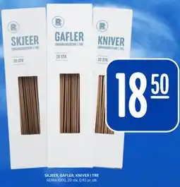 Rema 1000 SKJEER, GAFLER, KNIVER I TRE tilbud