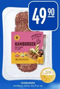 Rema 1000 HAMBURGER tilbud