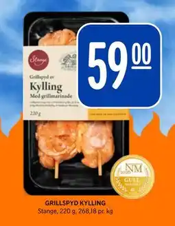 Rema 1000 GRILLSPYD KYLLING tilbud