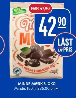 Rema 1000 MINDE MØRK SJOKO tilbud